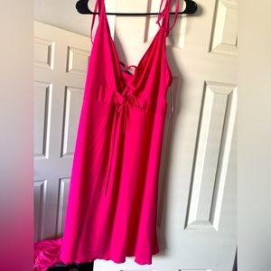 Hot pink SHEIN dress